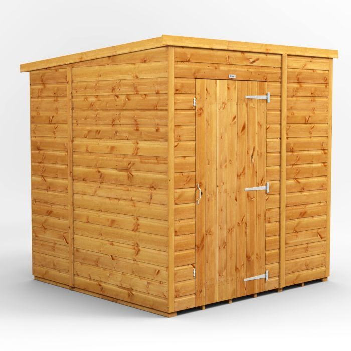 6x6 Windowless Pent EZI Shed