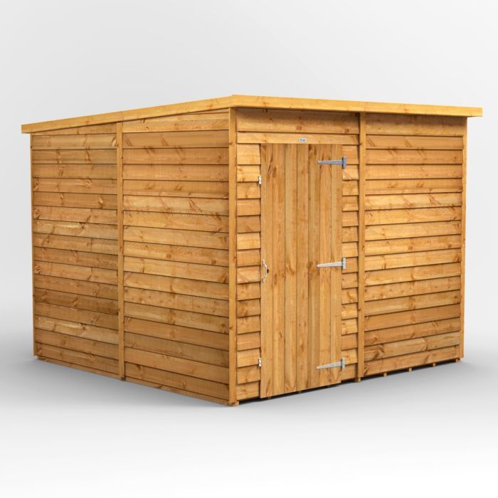 8x8 Overlap Windowless Pent EZI Shed