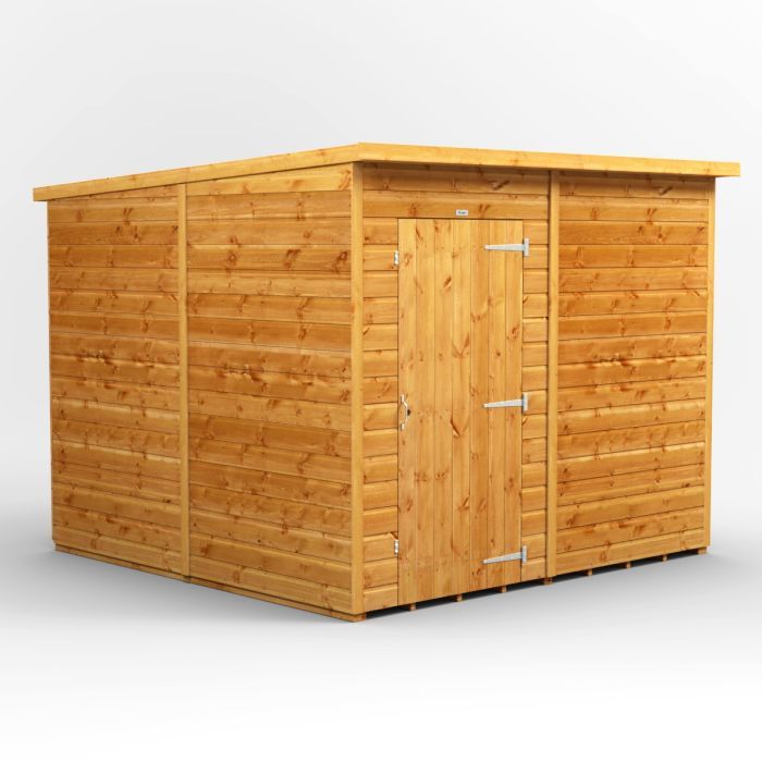 8x8 Windowless Pent EZI Shed
