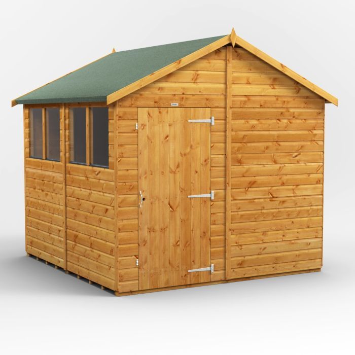 8x8 Apex EZI Shed