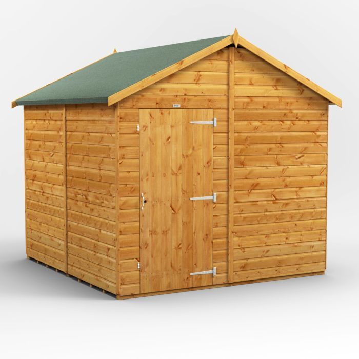 8x8 Windowless Apex EZI Shed