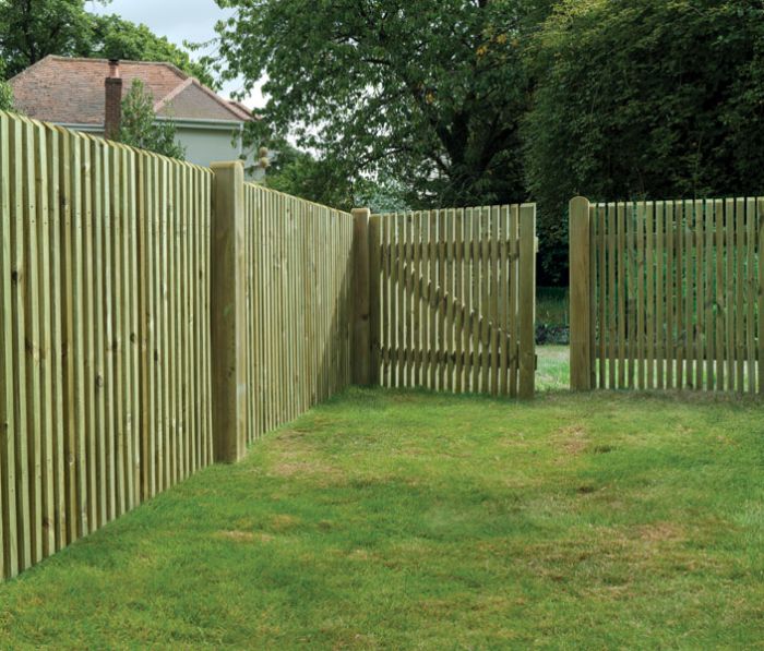 KDM Angle Top Fence Panel & Gate