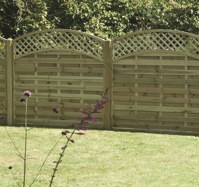 KDM Arched Lattice Top Panel