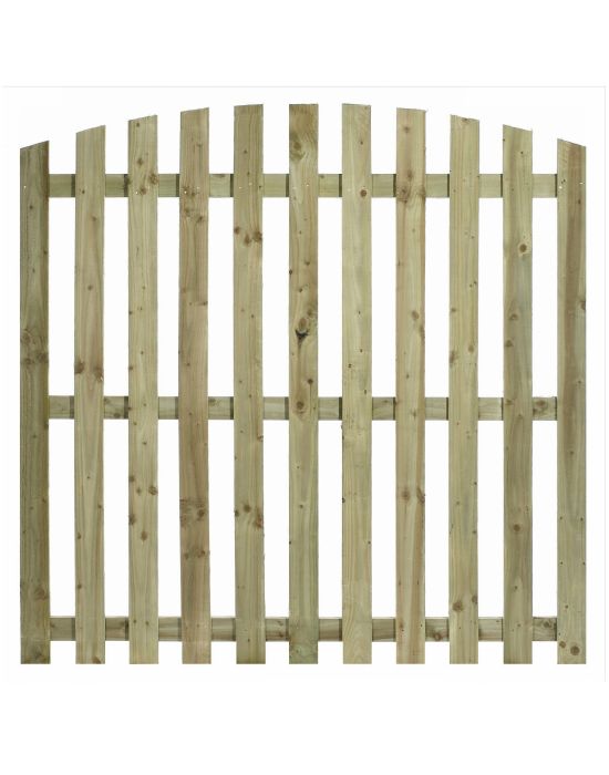 Arched Top Palings (75mm Gaps)