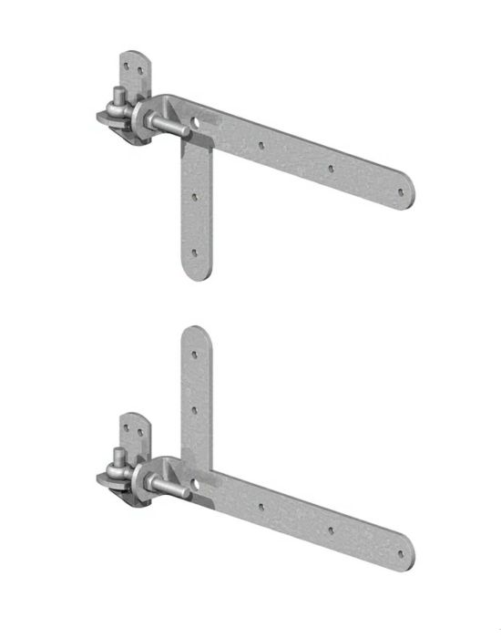 Braced Adjustable Band & Hooks Hinges