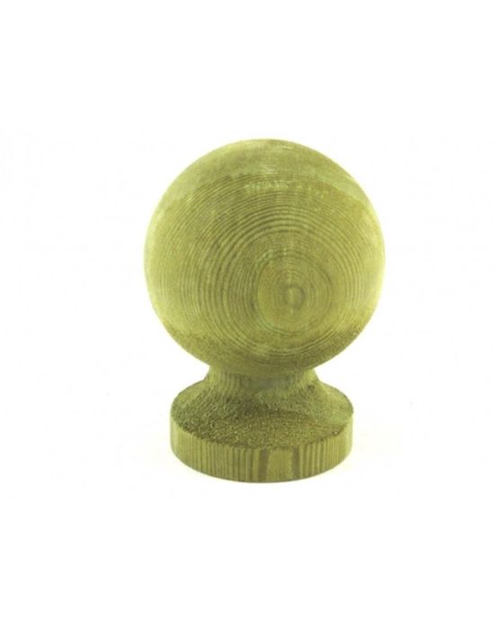Timber Ball Post Finial
