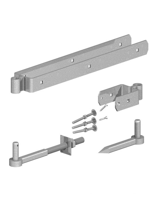 Field Gate Standard Double Strap Hinge Set
