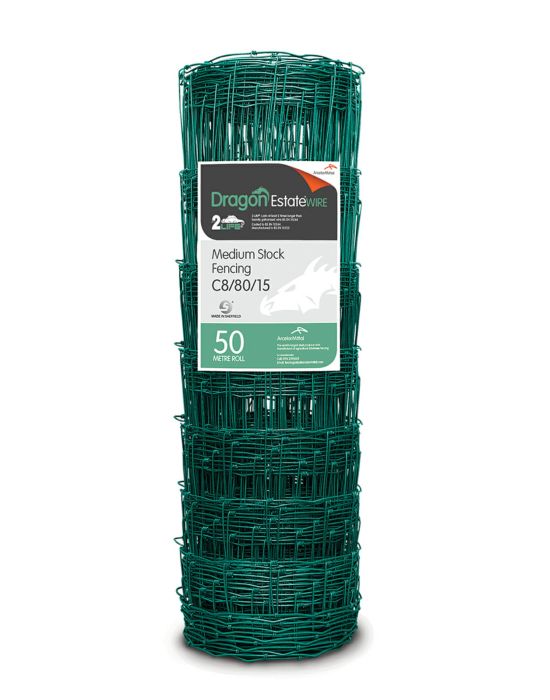 Green Estate Wire Stock Fencing C8/80/15