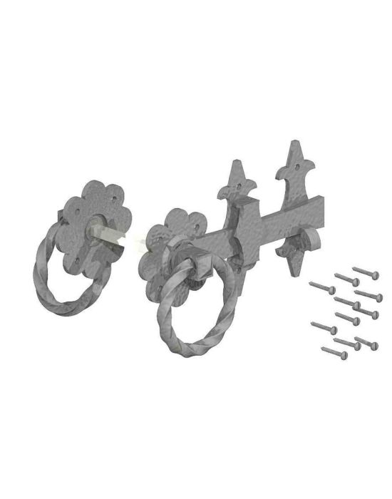 Ornamental Gate Ring Latch