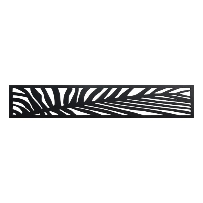 Palm Decorative Composite Fence Top