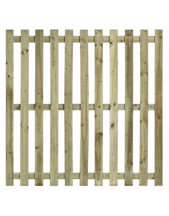 Straight Top Paling (75mm Gaps)