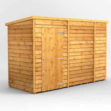 10x4 Overlap Windowless Pent EZI Shed