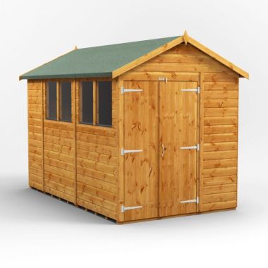 10x6 Apex Double Door EZI Shed
