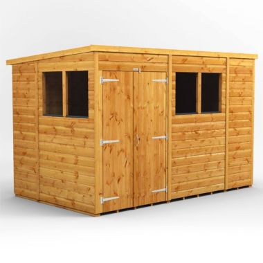 10x6 Pent Double Door EZI Shed