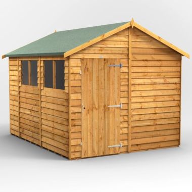 10x8 Overlap Apex EZI Shed