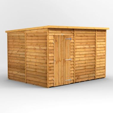 10x8 Overlap Windowless Pent EZI Shed