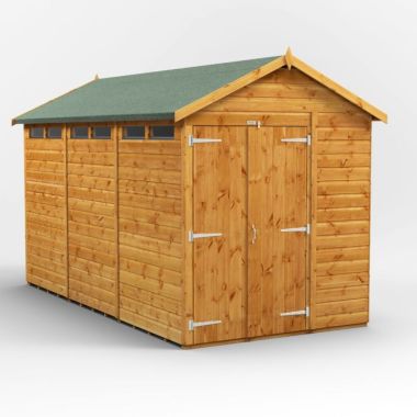 12x6 Apex Security Double Door EZI Shed