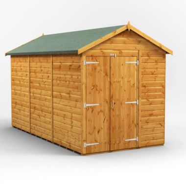 12x6 Windowless Apex Double Door EZI Shed