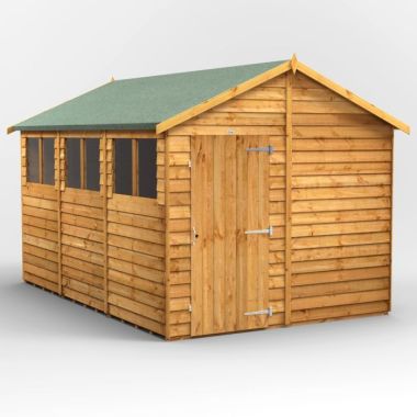 12x8 Overlap Apex EZI Shed
