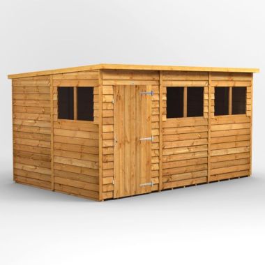 12x8 Overlap Pent EZI Shed