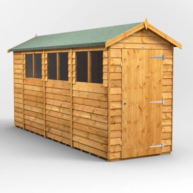 14x4 Overlap Apex EZI Shed