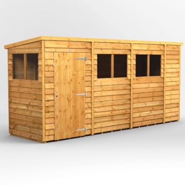 14x4 Overlap Pent EZI Shed