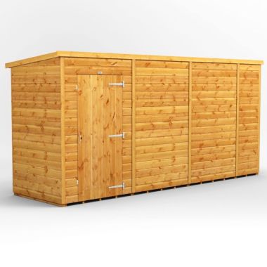 14x4 Windowless Pent EZI Shed