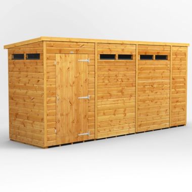 14x4 Pent Security EZI Shed