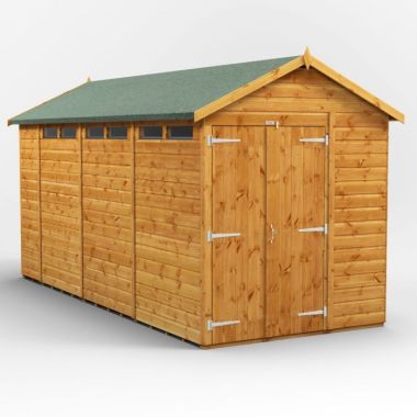14x6 Apex Security Double Door EZI Shed