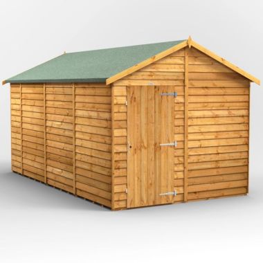 14x8 Overlap Windowless Apex EZI Shed