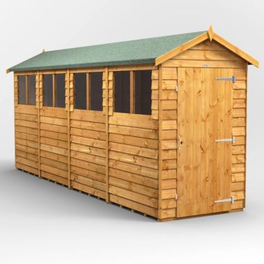 16x4 Overlap Apex EZI Shed