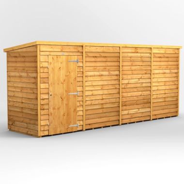 16x4 Overlap Windowless Pent EZI Shed