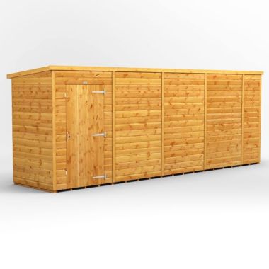 18x4 Windowless Pent EZI Shed