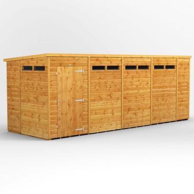 PentSecurityEZI Shed-18 x 6-Single18x6 Pent Security EZI Shed