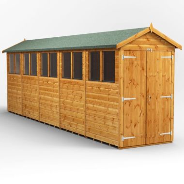 20x4 Apex Double Door EZI Shed