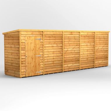 20x4 Overlap Windowless Pent EZI Shed