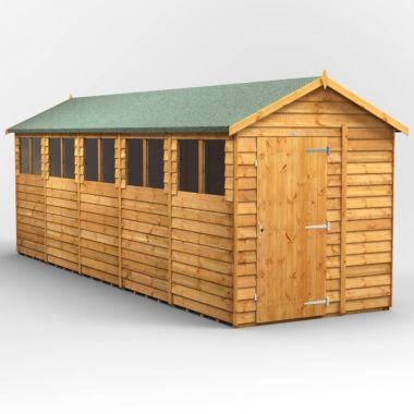 20x6 Overlap Apex EZI Shed