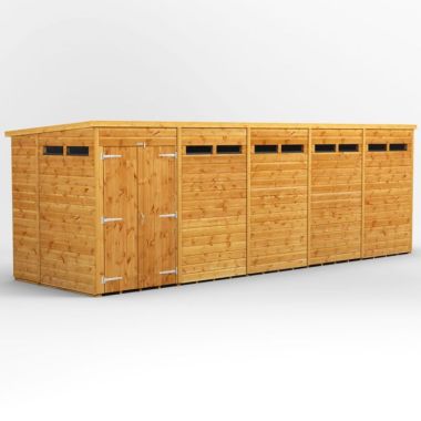 20x6 Pent Security Double Door EZI Shed