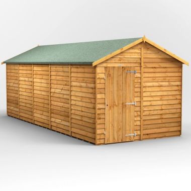 20x8 Overlap Windowless Apex EZI Shed