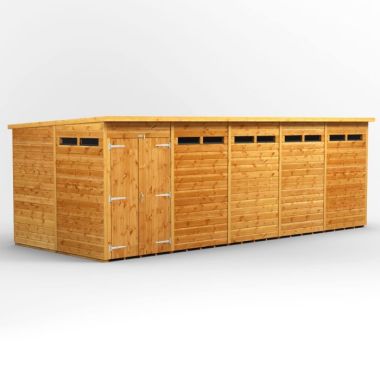 20x8 Pent Security Double Door EZI Shed