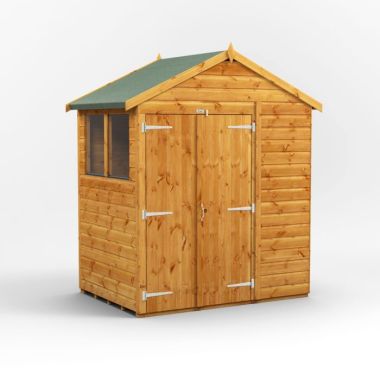 4x6 Apex Double Door EZI Shed