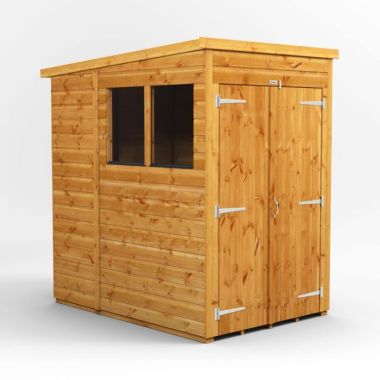 4x6 Pent Double Door EZI Shed