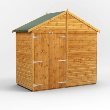 4x8 Windowless Apex Double Door EZI Shed