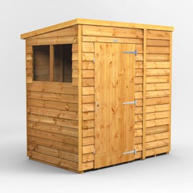 6x4 Overlap Pent EZI Shed