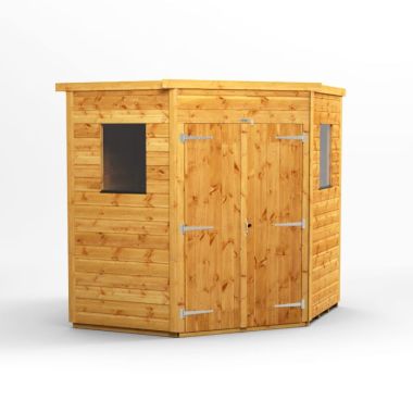6x6 Corner Double Door EZI Shed