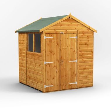 6x6 Apex Double Door EZI Shed