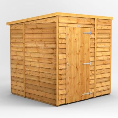 6x6 Overlap Windowless Pent EZI Shed