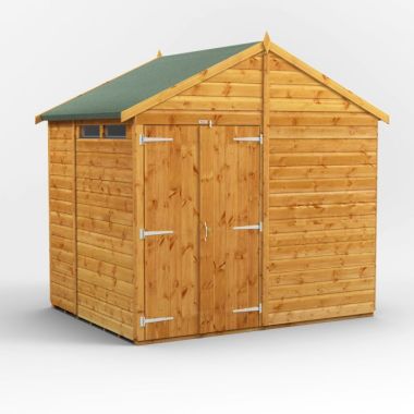6x8 Apex Security Double Door EZI Shed