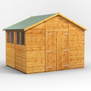 8x10 Apex Double Door EZI Shed