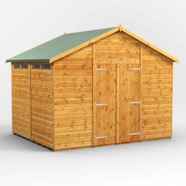 8x10 Apex Security Double Door EZI Shed